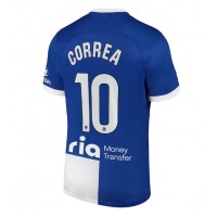 Camisa de time de futebol Atletico Madrid Angel Correa #10 Replicas 2º Equipamento 2023-24 Manga Curta